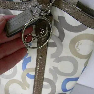 Coach | Bags | Coach Alexandra Chain Link Clover Signature C Multicolor ...